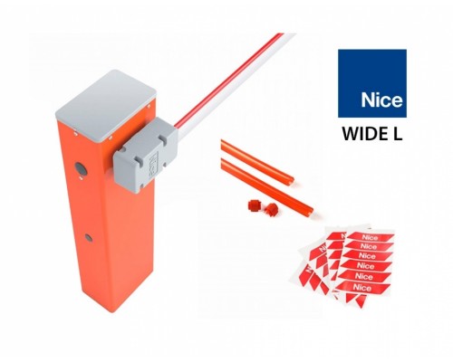 Шлагбаум Nice WIDE L на проезд до 7 м для жилого дома, товарищества, на предприятие