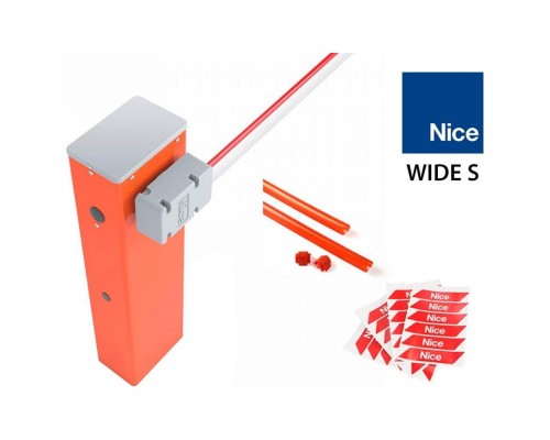 Шлагбаум Nice WIDE S на проезд 4 метра для жилого дома, товарищества, на предприятие