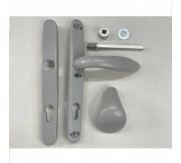 Ручка-ухват для калитки и ворот Евро-30 цвет-Светло-серый