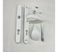 Ручка-ухват для калитки и ворот Евро-30 цвет-белый