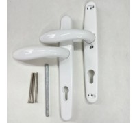 Ручки для калитки Евро-36/85 цвет-белый