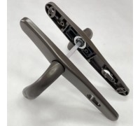 Ручки для калитки Евро-36/85 цвет-Черно-серо-коричневый