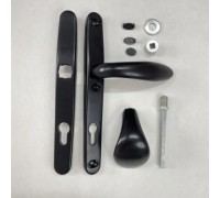 Ручка-ухват для калитки и ворот Евро-30 цвет-черный