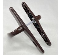 Ручки для калитки Евро-36/85 цвет-Шоколадно-коричневый - RAL8017