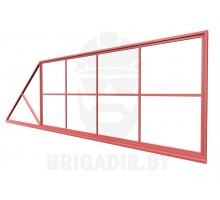 Готовые откатные  ворота "Складские 6х1,5" в комплекте с фурнитурой